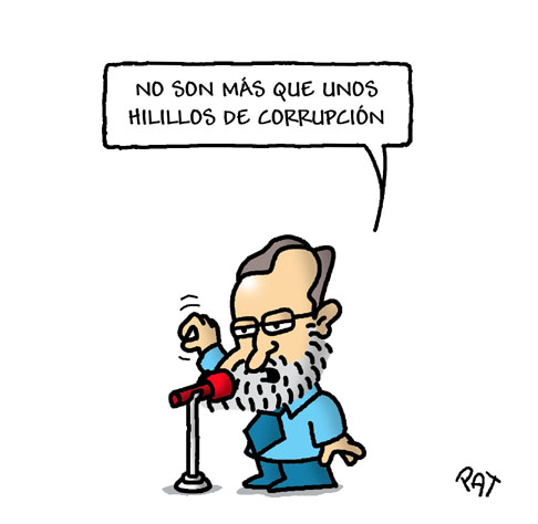 Rajoy - Hilillos de corrupción