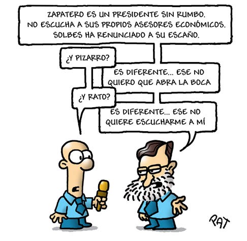 Rajoy, Pizarro y Rato