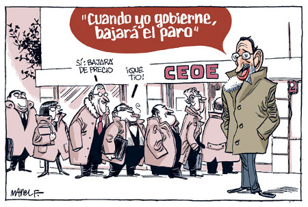 Rajoy y el paro
