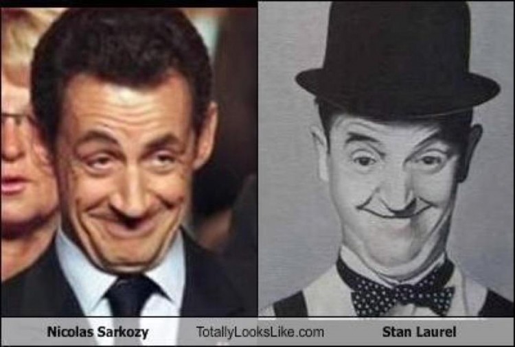 Nicolas Sarkozy-Stan Laurel - Parecidos más que razonables