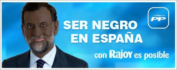 Ser negro en España, con Rajoy es posible