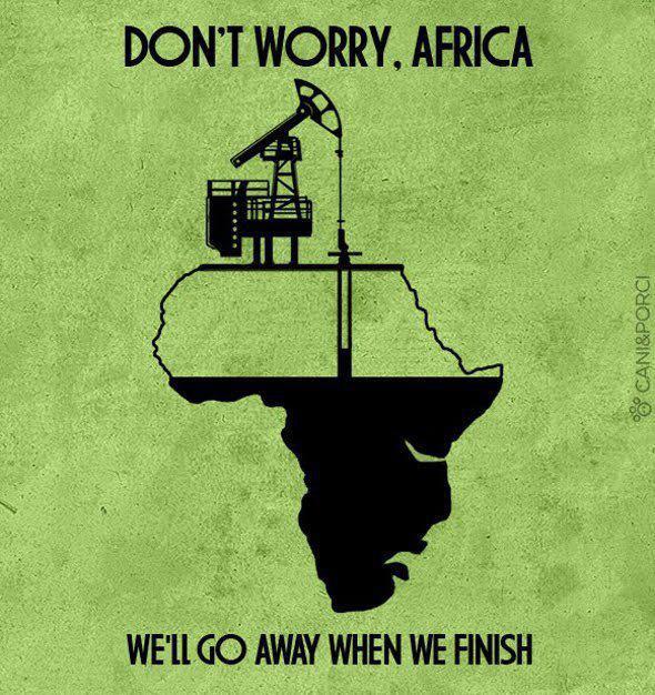 No te preocupes, África, nos iremos cuando acabemos