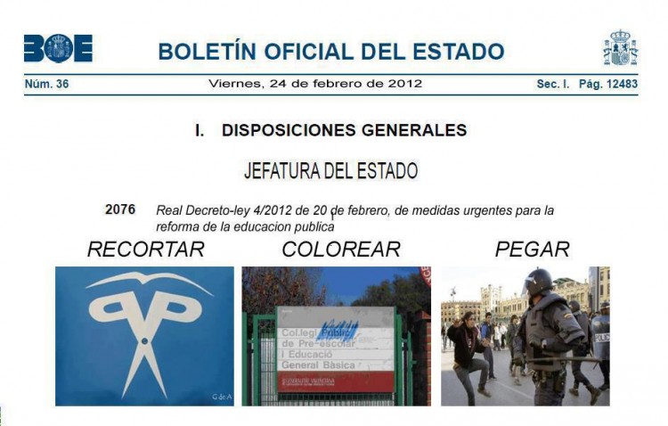 #PrimaveraValenciana Reforma educativa del PP
