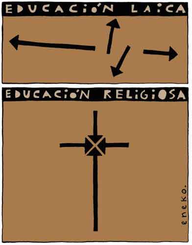Educación laica y religiosa