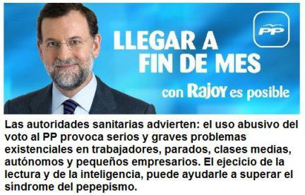 Llegar a fin de mes, con Rajoy es posible