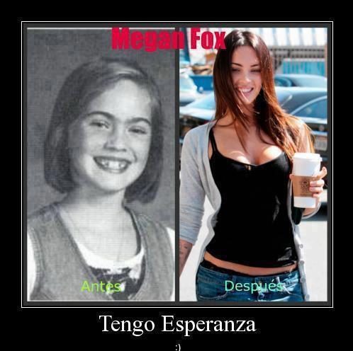 Megan Fox - Antes y después