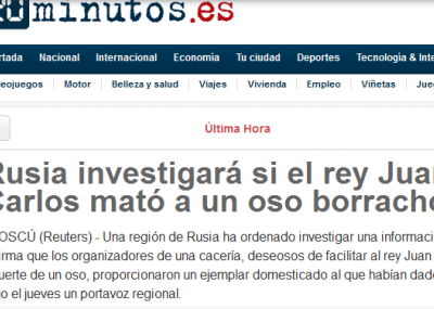 Rusia investiga al Rey