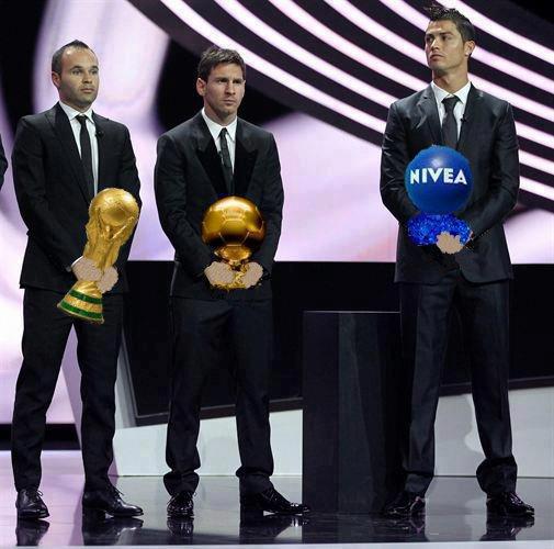 Futbolistas premiados en el 2012