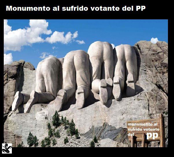 Monumento al votante del PP