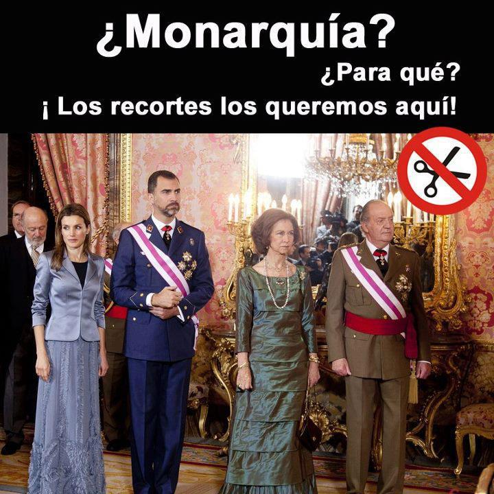 La monarquía y los recortes