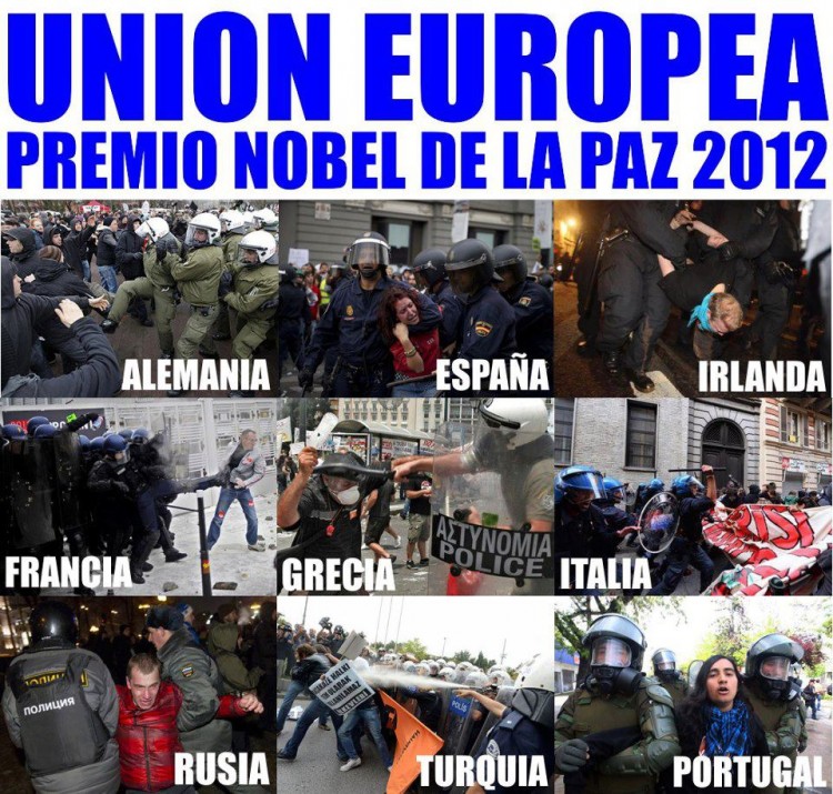 UE: Premio Nóbel de la Paz 2012