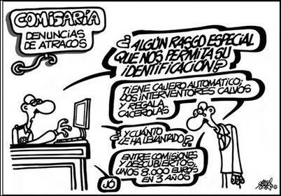 Forges: Denuncias de atracos