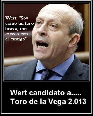 Wert, candidato a Toro de la Vega 2013