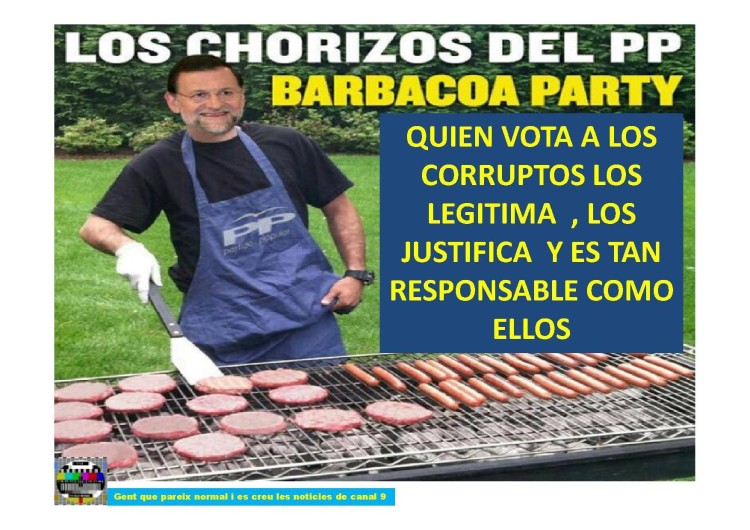 La barbacoa party de Rajoy