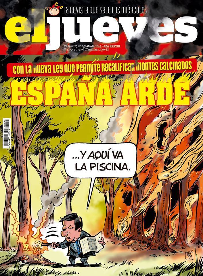 Incendios veraniegos, España arde
