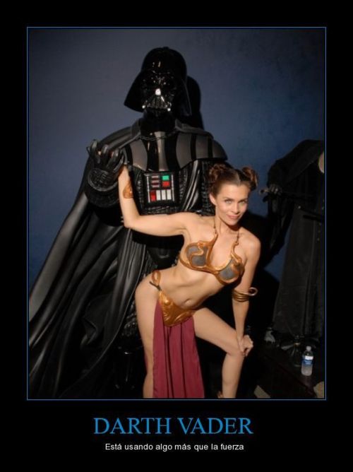La fuerza de Darth Vader. 